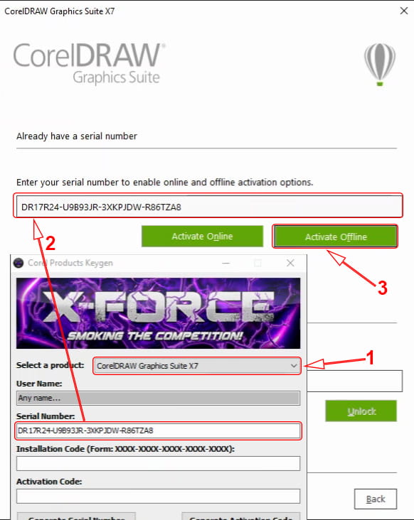 cara mendapatkan serial number corel draw x7 keygen free